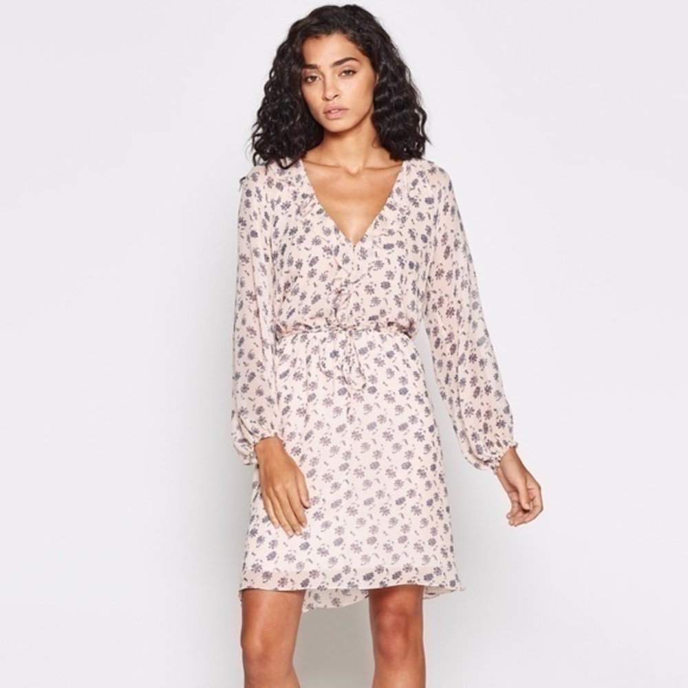 NWT Joie Marelle Floral Ruffle Mini Dress